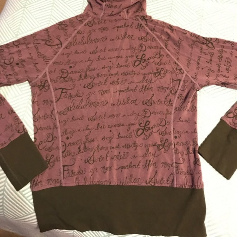 Rare LULULEMON Remix Manifesto Scuba Hoodie Sz 10 - Picture 2 of 9